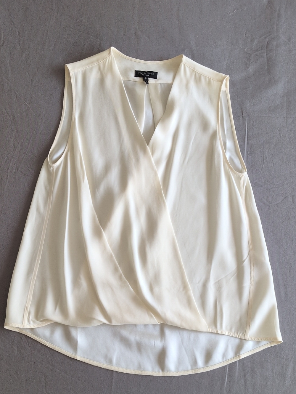 Rag And Bone Silk Wrap Top